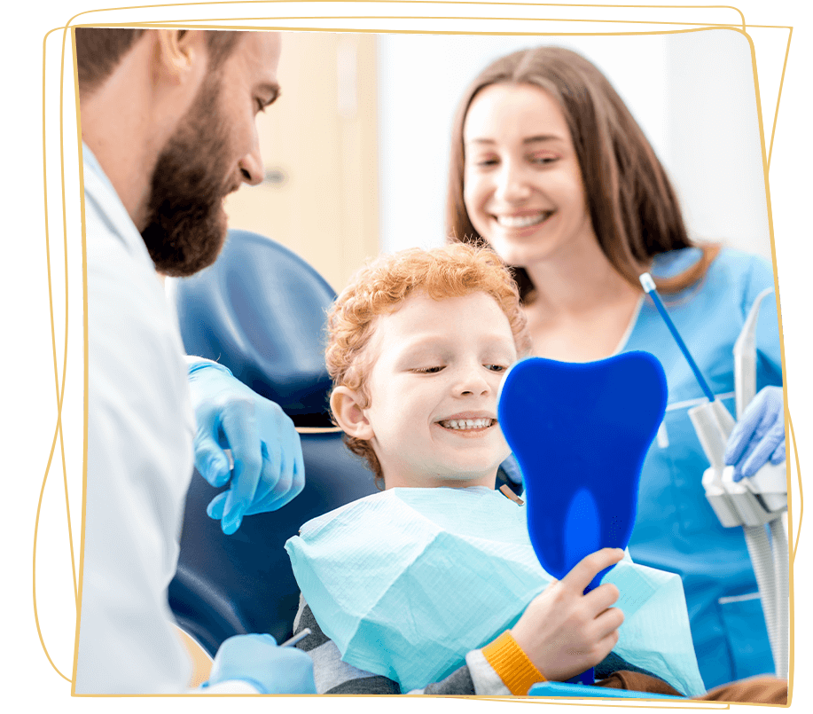 kid after dental work pediatric