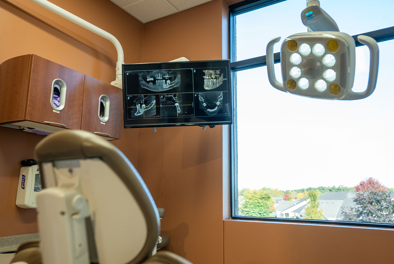 procedure room window