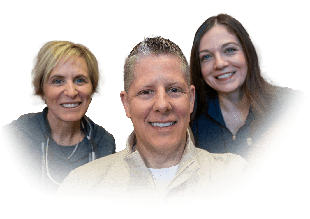 man with new smile cutout